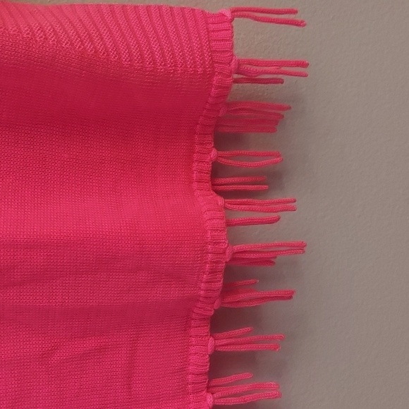 LILLY PULITZER Mini Ramona Fringe Long Sleeve Sweater in Barbie Pink - Picture 6 of 12